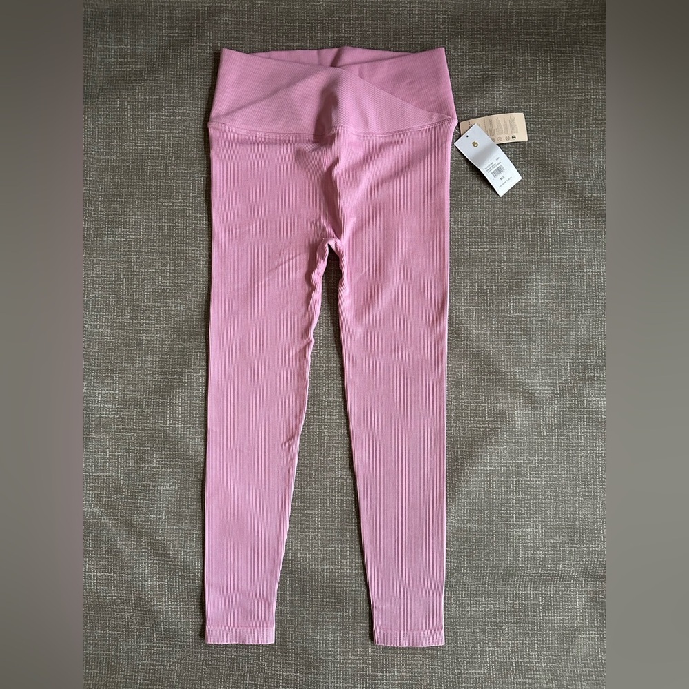 Spiritual Gangster pink compression leggings 4 way‎ stretch size medium/large
